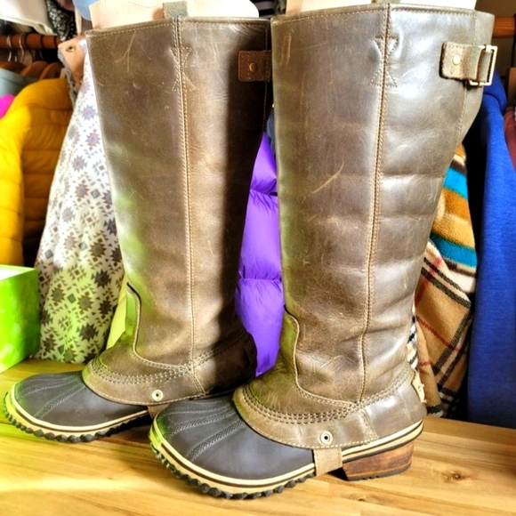SOLD Sorel Slimpack Riding Boots RARE FIND - Picture 3 of 6